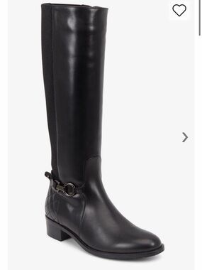 Aquatalia Oralie Black Leather Boots NWT